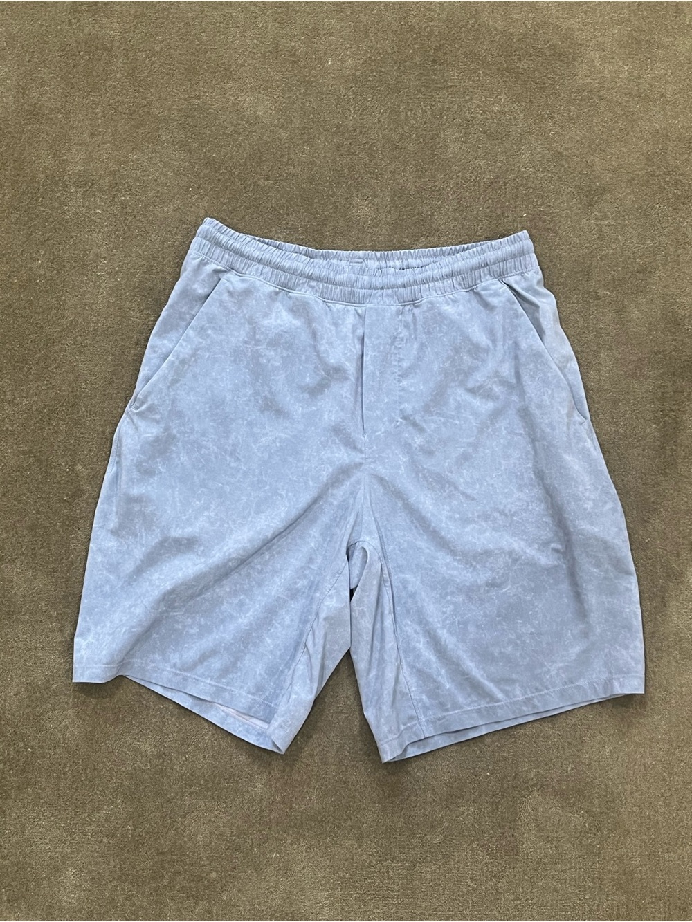 lululemon 9 inch Light blue Athletic Relaxed-Fit Men’s Shorts